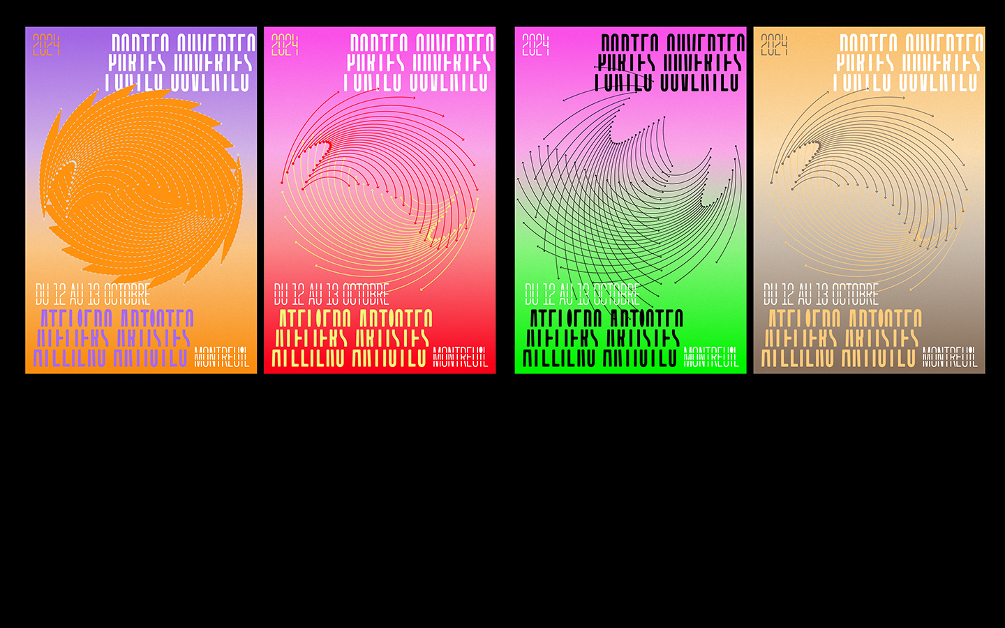 affiches, POAA de la ville de Montreuil