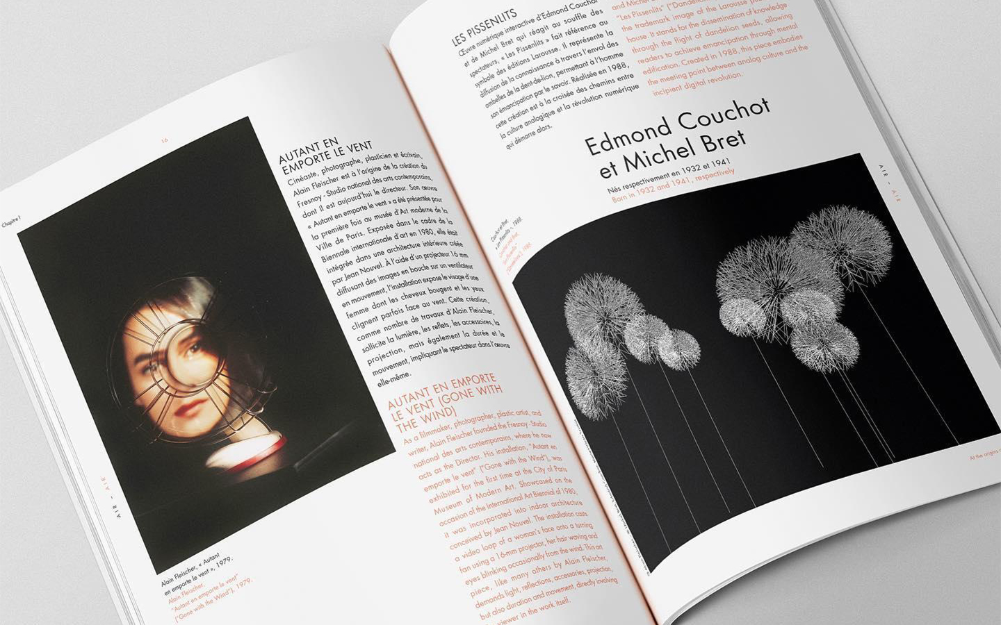 catalogue guerlain à l'occasion de l'expo de Vik Muniz