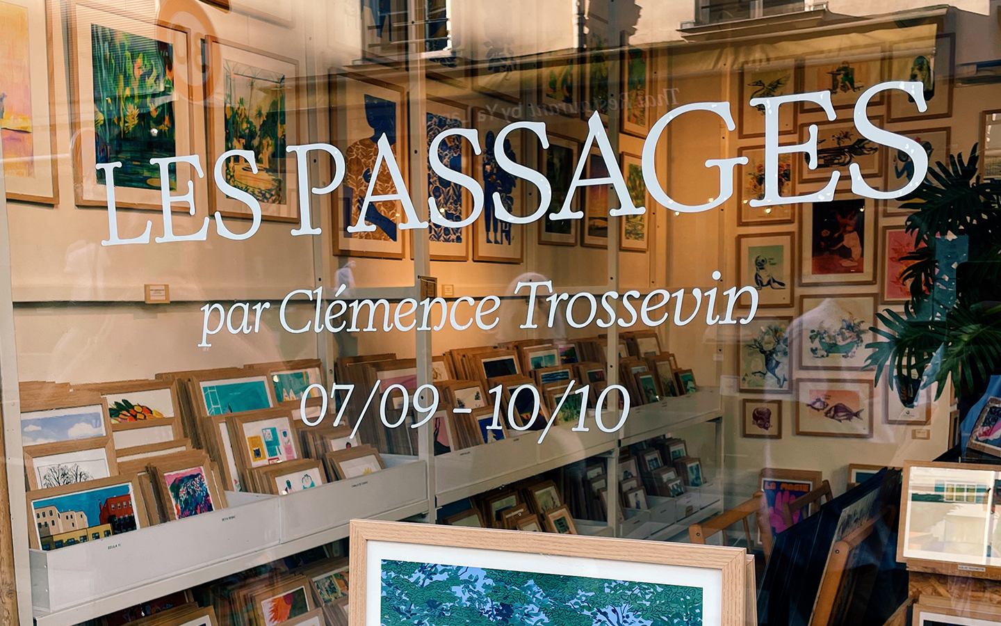 communication visuelle de la Slow Galerie